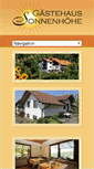 Mobile Screenshot of haus-sonnenhoehe.de